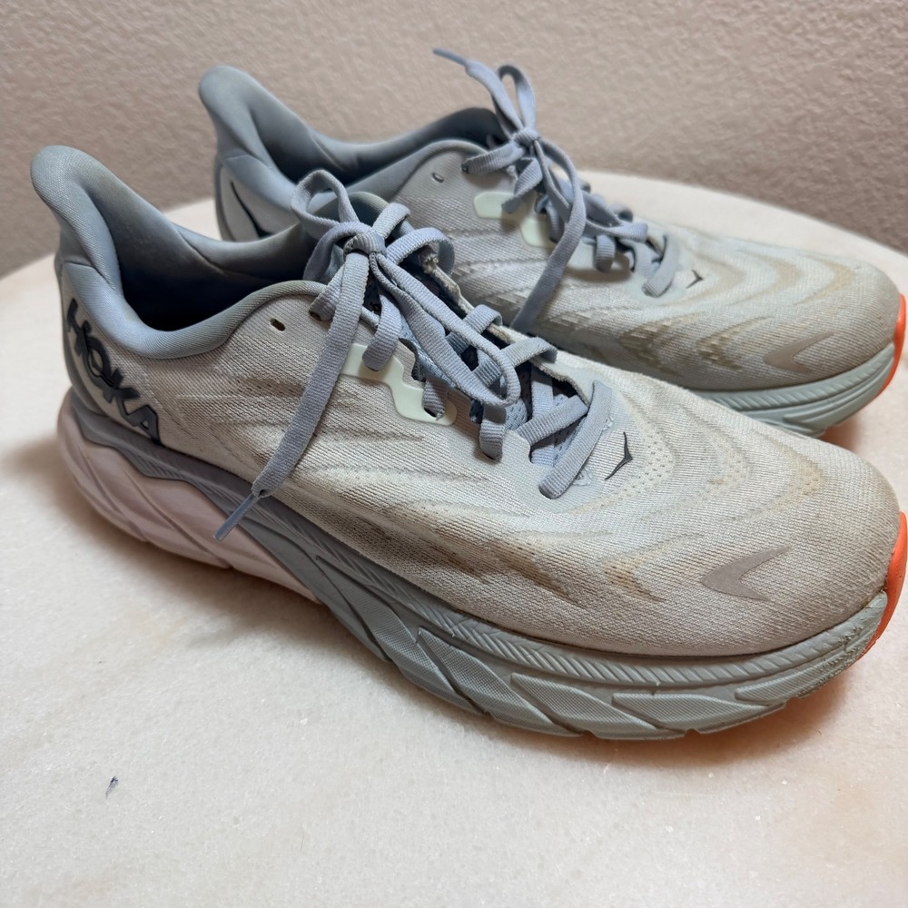 Hoka Arahi 6 Wide Plein Air Blue Fog Running Shoes 1123197 PABF Womens 9D